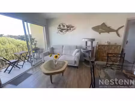 quiberon  proche grande plage - appartement rénové avec une chambre  extérieur  cave et st