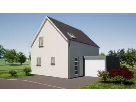 terrain avec maison neuve à vendre