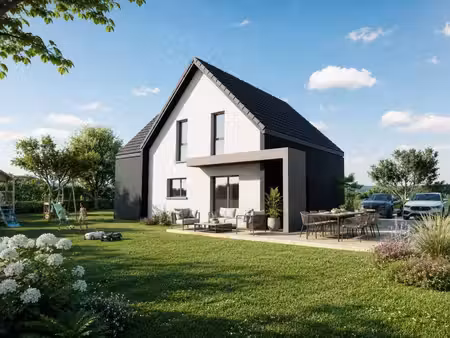 terrain avec maison neuve à vendre