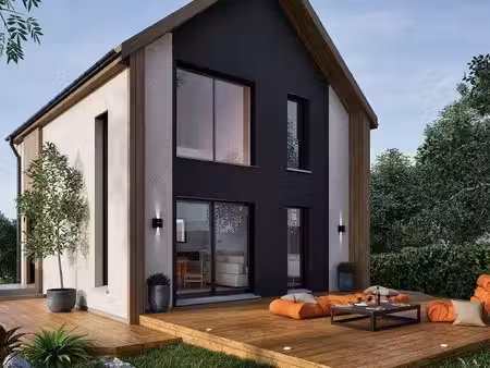 terrain avec maison neuve à vendre