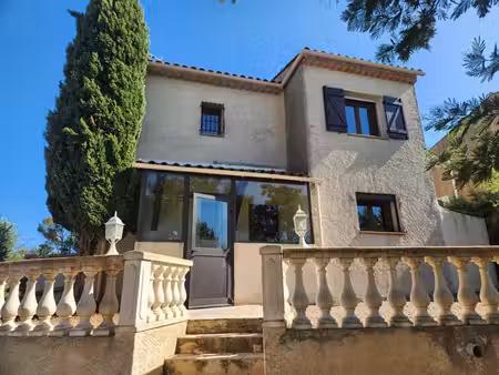 maison boulouris 4 pièces 82 m2- veranda- sous-sol- jardin