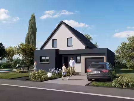 terrain avec maison neuve à vendre