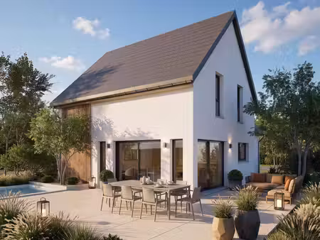 terrain avec maison neuve à vendre