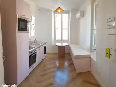 à louer - t1 bis climatisé avec jardin