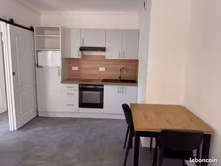 studio meublé  27.8m2  dpe d minimum  entièrement rénové à neuf