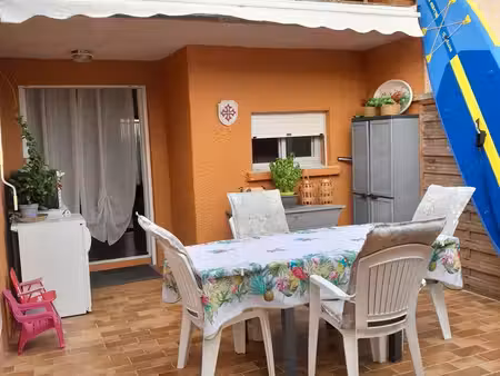pavillon meublé(saison hivernable) 60m² à valras-plage
