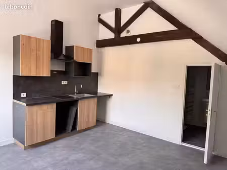 studio meublé  21.5m2 (28m2 au sol)  dpe d minimum (en cours)  entièrement rénové à neuf