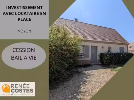 cession-bail à vie - h62 ans - noyon (60400)