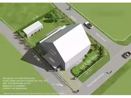 bouwgrond open bebouwing op perceel van 659 m² te begijne...