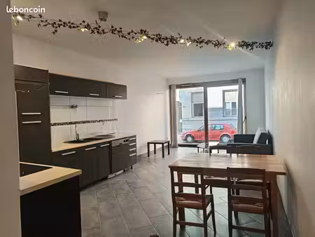appartement 2 pièces 58 m2 rdc quartier boucle