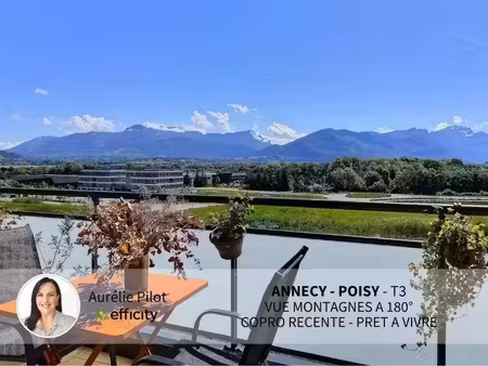 vente appartement 3 pièces 61.67 m² à poisy (74330)  360 000 €