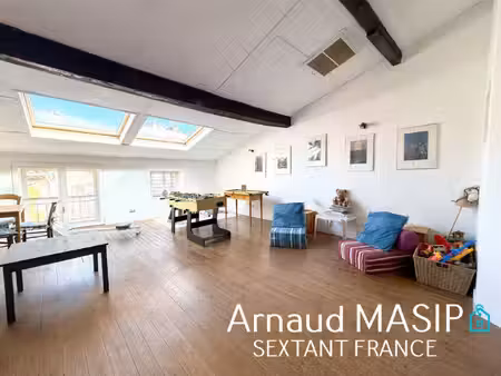 maison beaux volumes  156m² hab  3 chambres  sdb + sde  piece loft  proche commodites