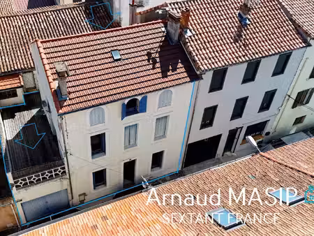 spacieuse maison de ville  164m² hab  4 chambres  terrasse  garage  quillan centre