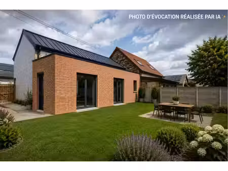 fermette à vendre avec terrasse et jardin   ghislenghien (vbe55514)