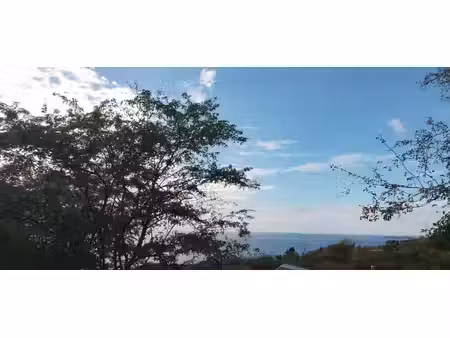 à vendre – terrain de 1 600 m² avec vue mer à bouillante