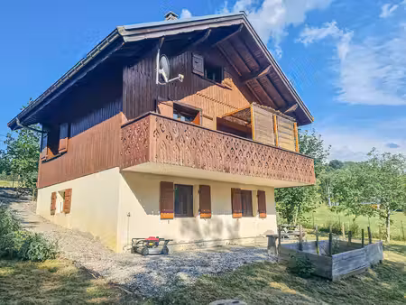 chalet de 100m² - parcelle de 800m² - bogeve 74250