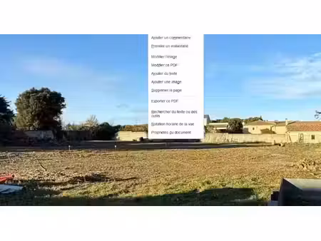 vente terrain 700 m² à moussoulens (11170)  48 000 €