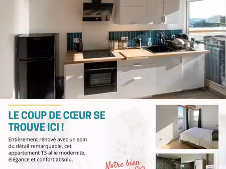 achat appartement 3 pièces 60m²