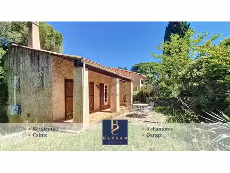 villa provençale quartier saint-brigitte fréjus  environnement verdoyant