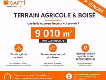 vente terrain à herbignac (44410) : à vendre / 9010m² herbignac