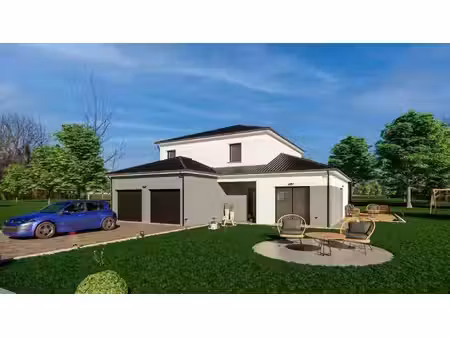 terrain avec maison neuve à vendre