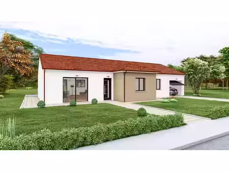 terrain avec maison neuve à vendre