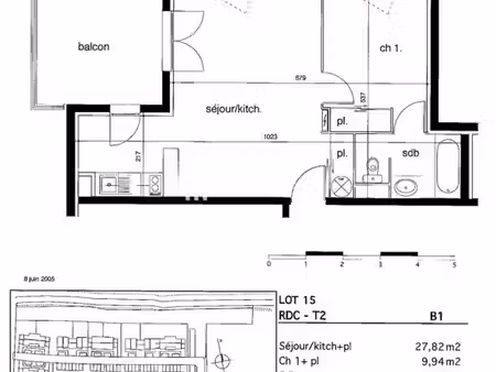 vente appartement 2 pièces 42 m² montauban (82000)