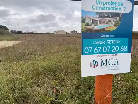vente terrain 686 m² à port-d'envaux (17350)  60 000 €
