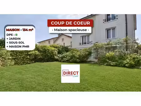 maison 5 pièces 135m2 + extérieur de 140 m2