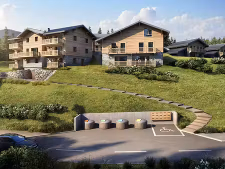 un nouveau programme mixant appartements et chalets neufs  situé dans un cadre ensoleillé.