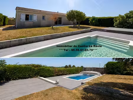 maison de plain-pied de type 5 de 115 m2 avec piscine sur 69