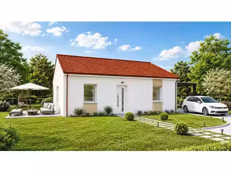 terrain avec maison neuve à vendre