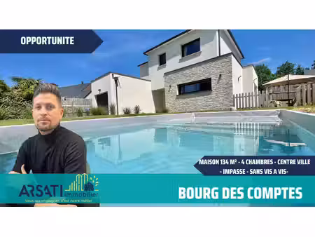 maison neuve 135m²  4 chambres  piscine  centre ville  impasse