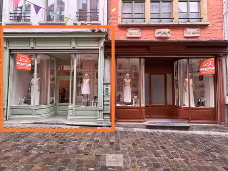 charmante handelszaak (63 m²) op topligging palend aan de...