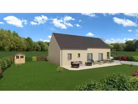 terrain avec maison neuve à vendre