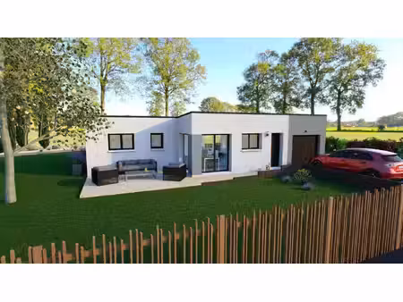 terrain avec maison neuve à vendre