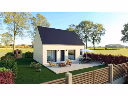 terrain avec maison neuve à vendre