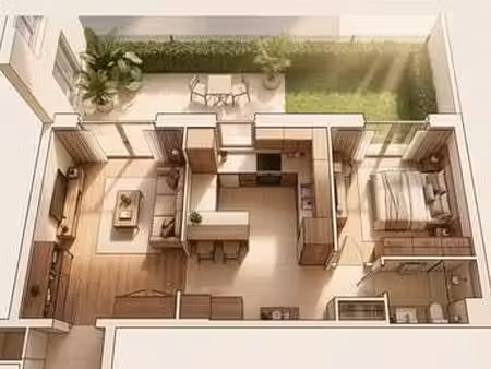 vente appartement 2 pièces à bréal-sous-montfort (35310) : à vendre 2 pièces / 40m² bréal-