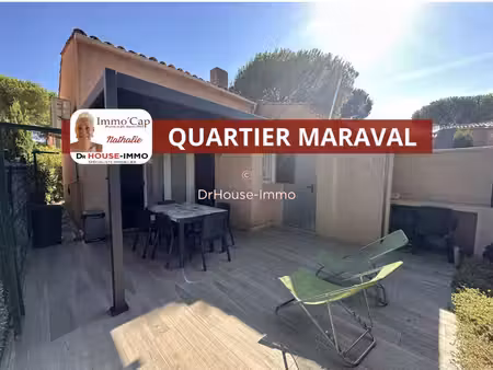 maison renovee de 47.37 m2 - 2 chambres - clim - parking - grande terrasse
