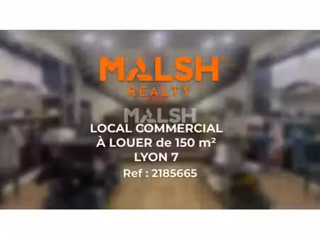 location commerce lyon 69007 150m²