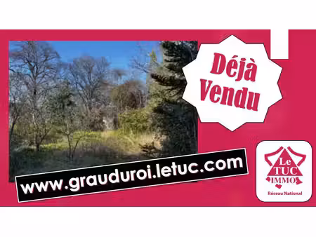 vente terrain 840 m² calvisson (30420)