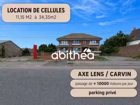 location locaux professionnels 0 pièces 14.1 m² à annay (62880)  430 €