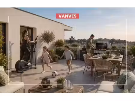 vente appartement neuf 4 pièces 85m2 vanves - 1019000 € - surface privée