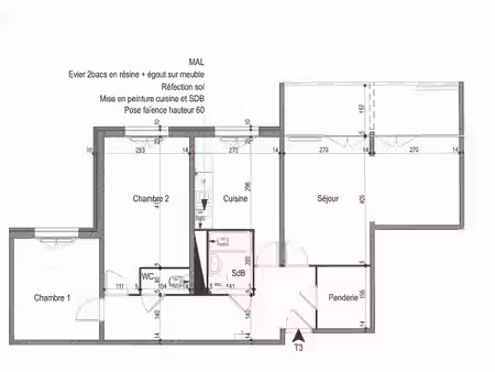 vente appartement 3 pièces 67 m² saint-germain-au-mont-d’or (69650)