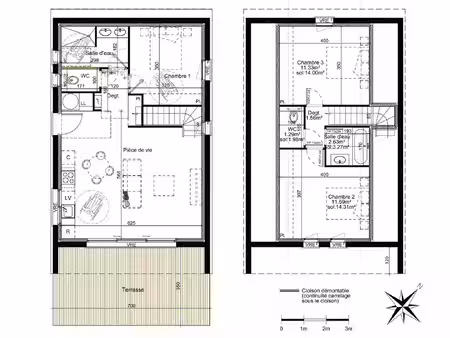 maison proche argeles gazost 4 pièce(s) 84.43 m2