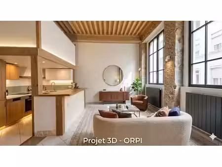 vente appartement 2 pièces 51.77 m² à lyon 4ème (69004)  185 000 €