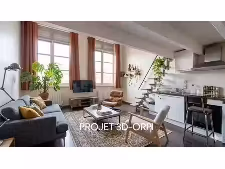 vente loft 2 pièces 51 m² à lyon 4ème (69004)  220 000 €