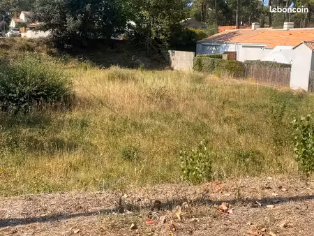 ? terrain constructible de 591 m² – fond de parcelle au calme – la grière / la tranche-sur