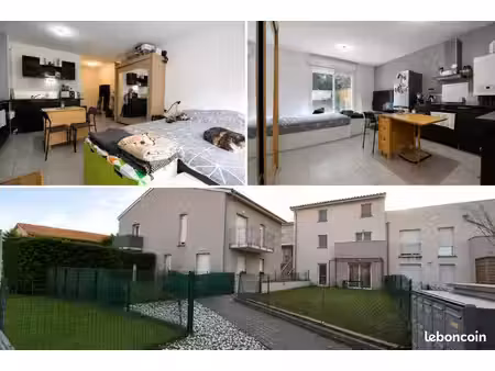 loue t1 de 31m2 garage et jardin privatif