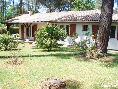villa 120 m² – 4 chambres – jardin 1 000 m² – capbreton / hossegor location meublée 9 mois